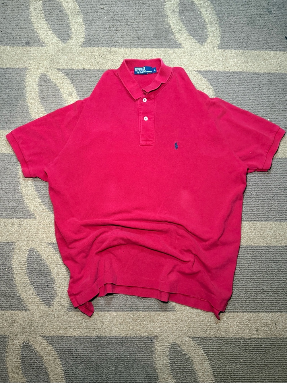 Polo Ralph Lauren Classic Fit Polo Shirt Men’s Large – Red Pony Logo